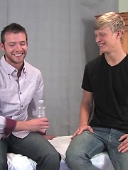 Kevin Crows and Alex Waters massage and handjob scene