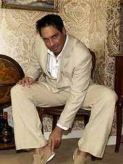 Big boss Marcello posing before camera