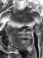 Daddy from 70s shows his muscled buddy