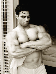 Egyptian muscle man Tamer