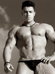 Muscle star Jonny Delgado
