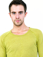 Straight student Andrew Elliot showing his naked body