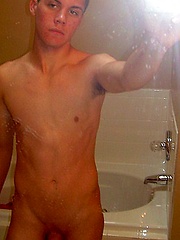 Shameless gay amateurs shoot their own dicks