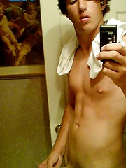 Young men jerking off and shooting cum