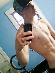 Stripping and showing gay amateur hard cocks