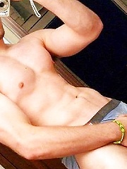 Gay amateur boy performs softcore posing