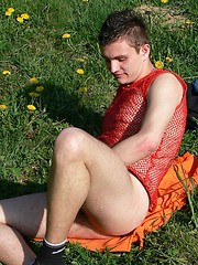 Cute euro boy Juraj loves the summer sunshine