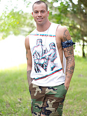 Horny gay soldiers Topher DiMaggio and Sean