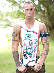Horny gay soldiers Topher DiMaggio and Sean